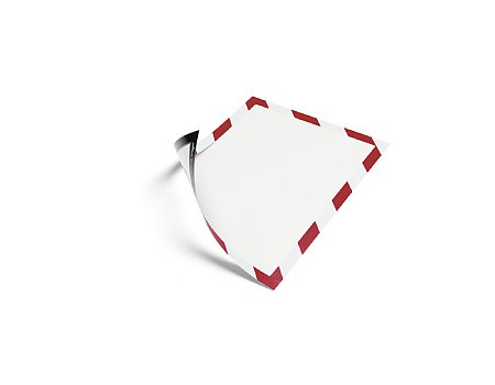 Ramka samoprzylepna magnetyczna DURABLE Duraframe A4 2szt. czerwono-biała (4005546406565)