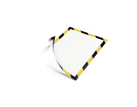 Ramka samoprzylepna magnetyczna DURABLE Duraframe A4 2szt. żółto-czarna (4005546406541)