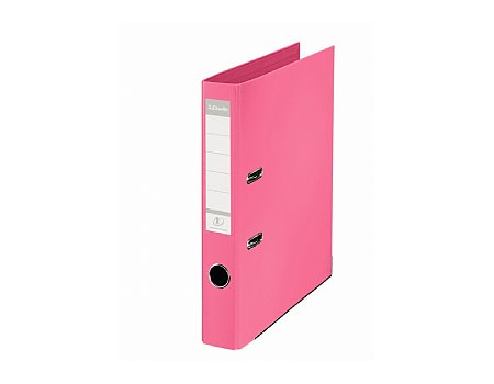 Segregator ESSELTE Standard No. 1 Power A4/50mm Solea różowy (4049793010663)