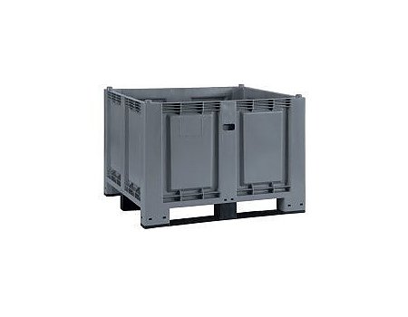 Skrzyniopaleta plastikowa 1200x1000 na 3 płozach (09-124802)