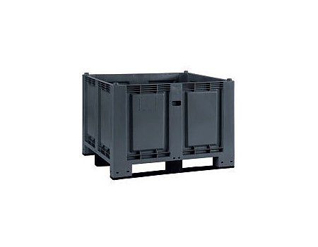 Skrzyniopaleta plastikowa 1200x1000 na 3 płozach (09-124823)
