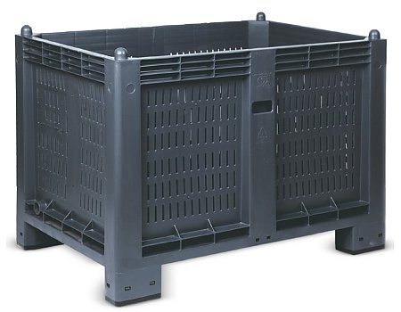 Skrzyniopaleta plastikowa 1200x800 ażurowa (09-083)