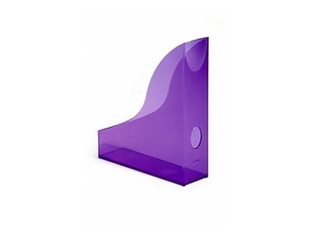 Stojak na dokumenty DURABLE Basic bezbarwny fioletowy (4005546106502)