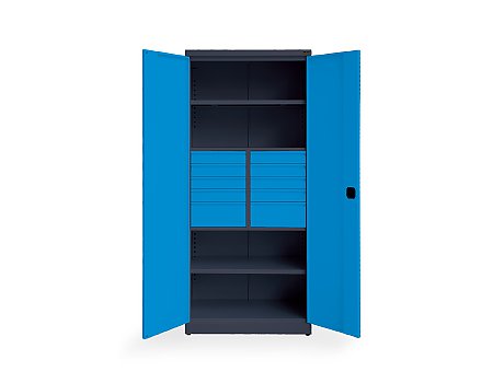 Szafa narzędziowa SN880/S1 - 1950x880x535 mm 7024/5015 (06-152 7024/5015)
