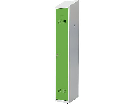 Szafa ubraniowa z daszkiem SUP E300-01 DASZEK 7035/6018 (06-5723 DASZEK 7035/6018)