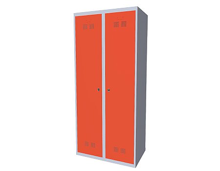 Szafka ubraniowa pracownicza SUP E400-02 7035/2003 (06-5728 7035/2003)