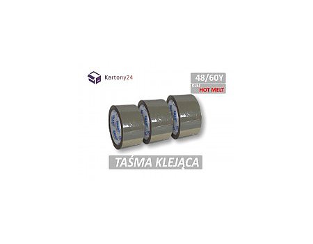 taśma 48x60 HOTMELT brąz a'6szt. (T4860hotbr)