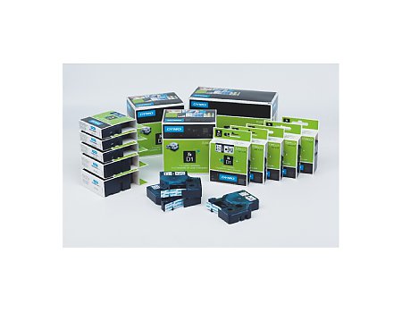 Taśma DYMO 40910 9mmx7m czarno-transparentna (5411313409100)