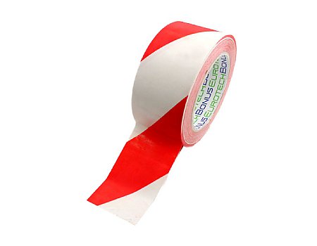 Taśma oznaczeniowa, czerwono-biała, 33 m (91103)