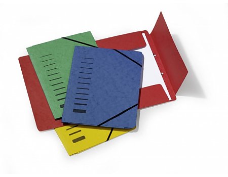 Teczka z gumką DURABLE preszpanowa czerwona 25szt. (4013951004931)