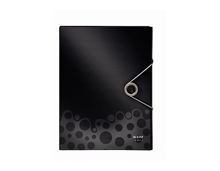 Teczka z gumką LEITZ Bebop A4 30mm czarna (4002432397358)