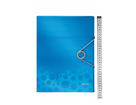 Teczka z gumką LEITZ Bebop A4 30mm niebieska (4002432392438)