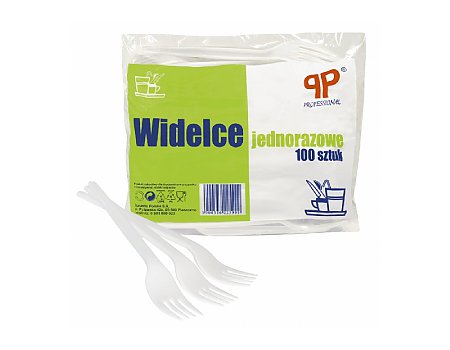 Widelce plastikowe 100szt. (5900536225999)