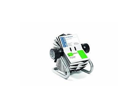 Wizytownik obrotowy DURABLE VISIFIX cubo na 400 wizytówek srebrny (4005546218182)