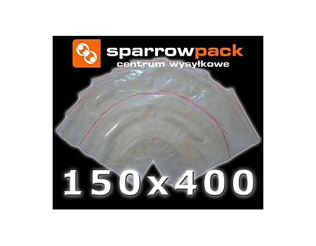Woreczki strunowe 150x400 mm - 100 sztuk worki torebki