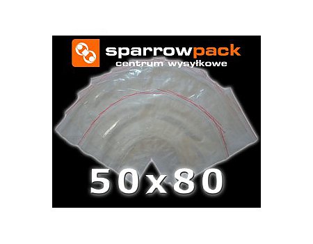 Woreczki strunowe 50x80 mm - 100 sztuk worki torebki