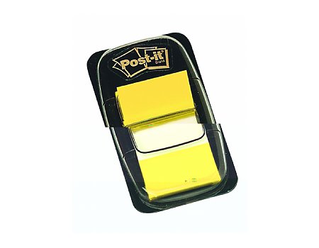 Zakładki indeksujące 3M 25x43mm żółte (0021200707551)