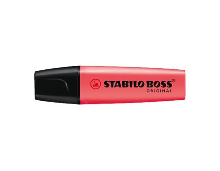 Zakreślacz STABILO Boss czerwony (4006381333658)