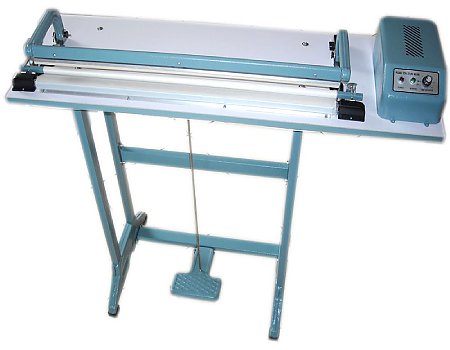 Zgrzewarka nożna aluminiowa do folii, zgrzew 600 x 2 mm, model SH 600