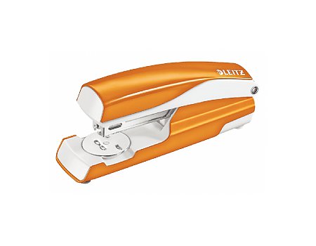 Zszywacz LEITZ Wow 5502 do 30 kartek metaliczny pomarańczowy (4002432396023)