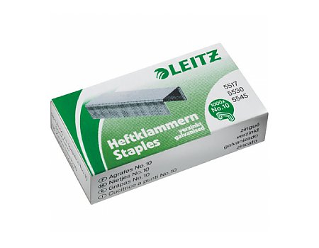 Zszywki LEITZ No 10 cynkowane 1000szt. (4002432343850)