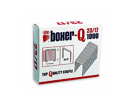 Zszywki SAX Ico Boxer 23/17 1000szt. (5997072120451)