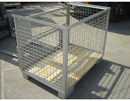 Gitterbox giterbox kosz pojemnik UIC UJC skrzynia kontener chłodnia-galeria - zdjęcie-1