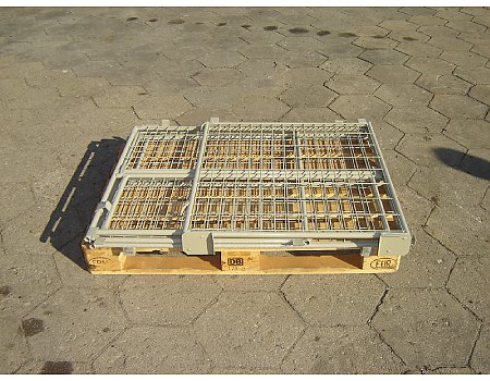 Nadstawka na paleta EUR 1200x800 gitterbox kosz pojemnik kontener karton-galeria - zdjęcie-3